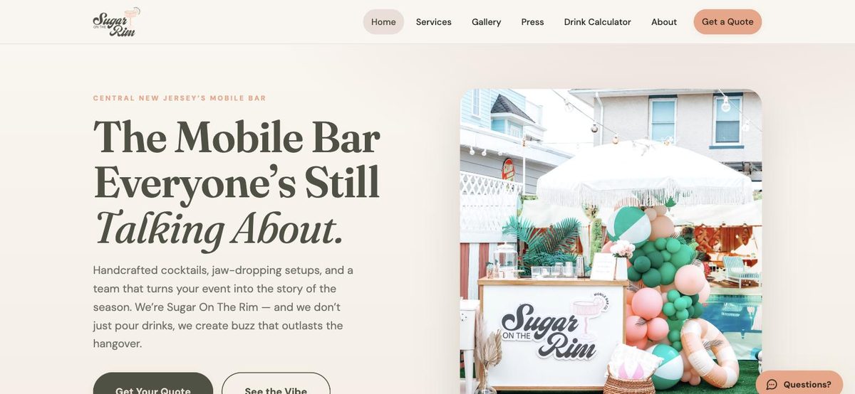 Sugar On The Rim homepage